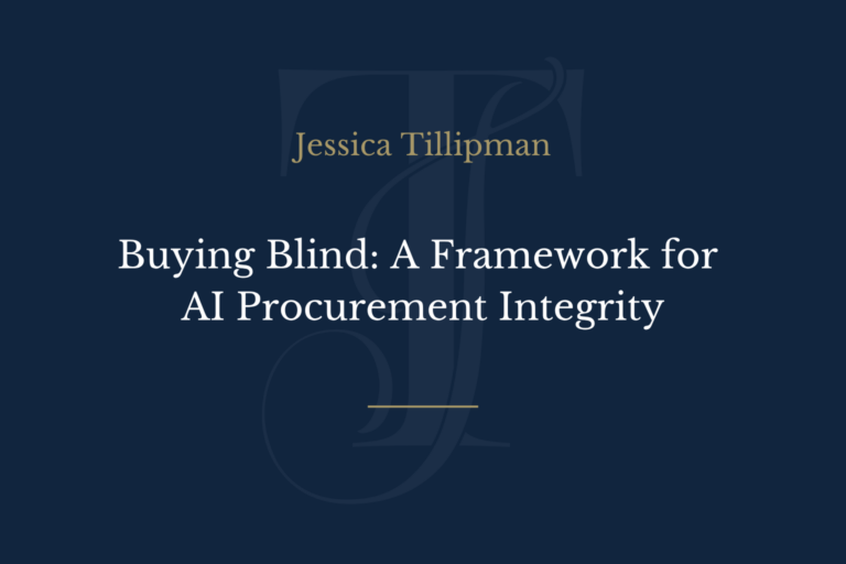 Buying Blind: A Framework for AI Procurement Integrity
